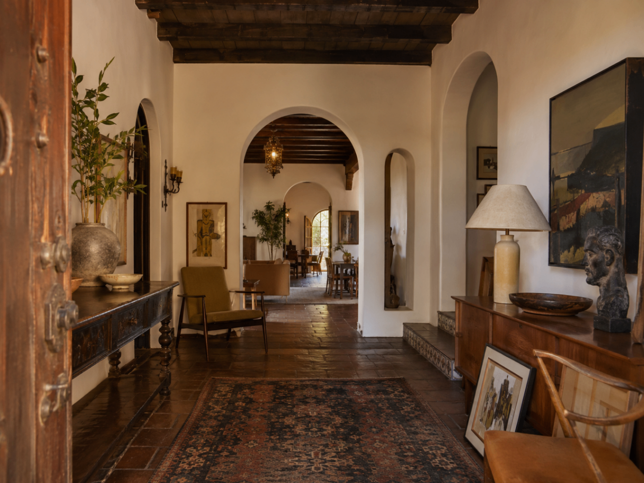 Los Feliz Spanish Revival estate sale with vintage mid-century furniture and art collection — Triumphant Estate Sales
