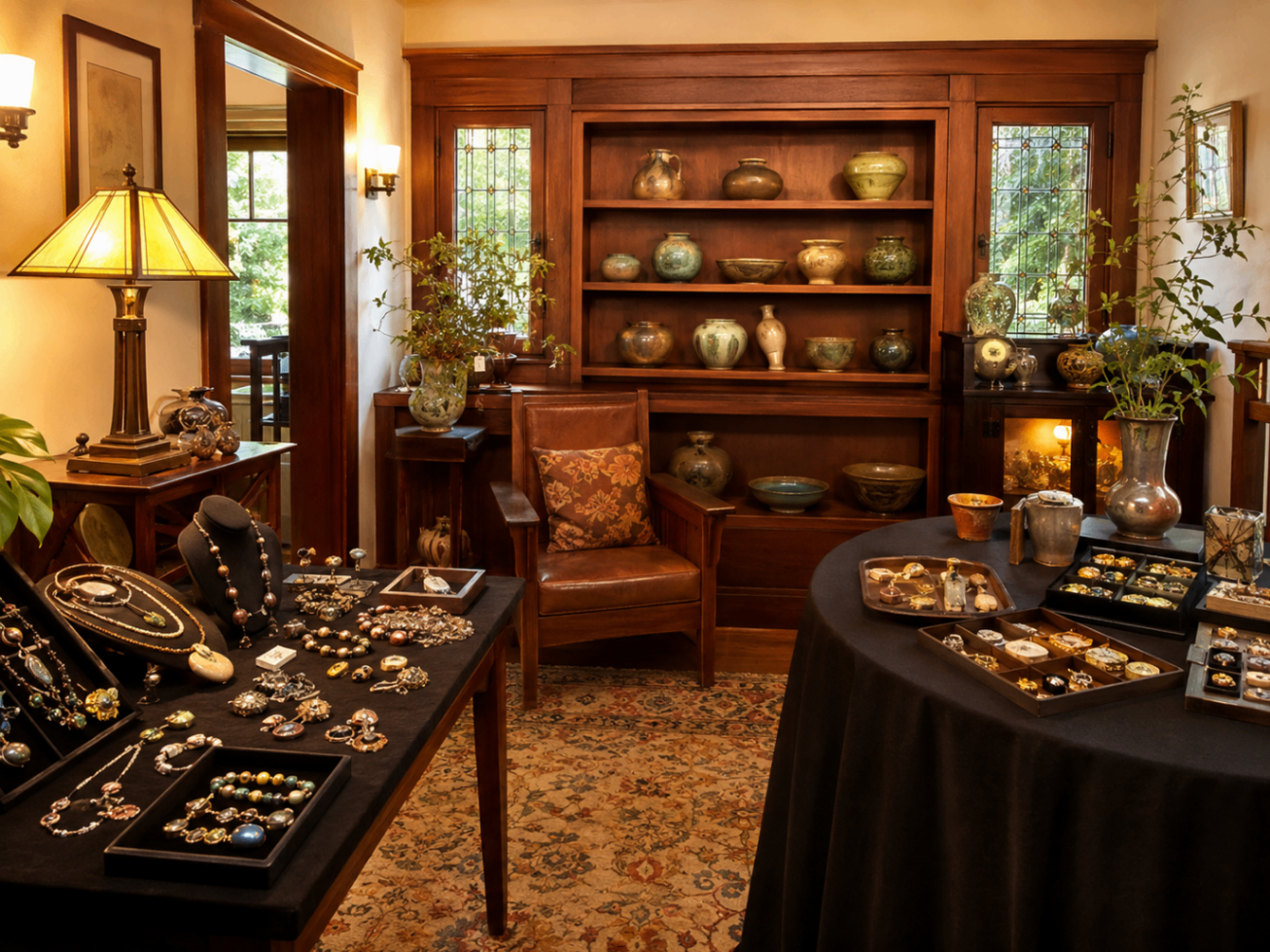 Larchmont estate sale with curated antiques, vintage books, and estate silver — Triumphant Estate Sales Los Angeles