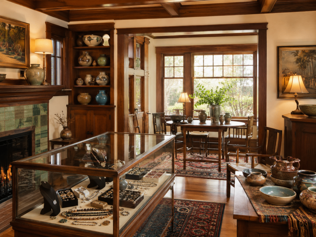 Hancock Park estate sale with formal antique furniture, oil paintings, and estate silver — Triumphant Estate Sales Los Angeles